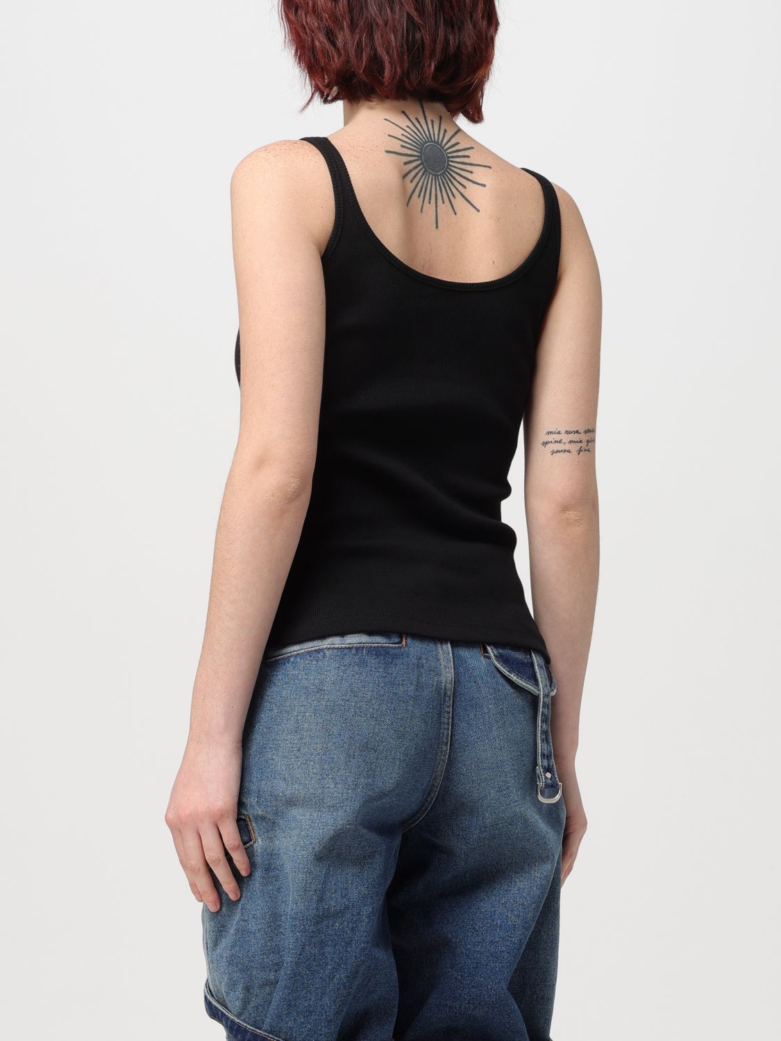 Top Woman color Black
