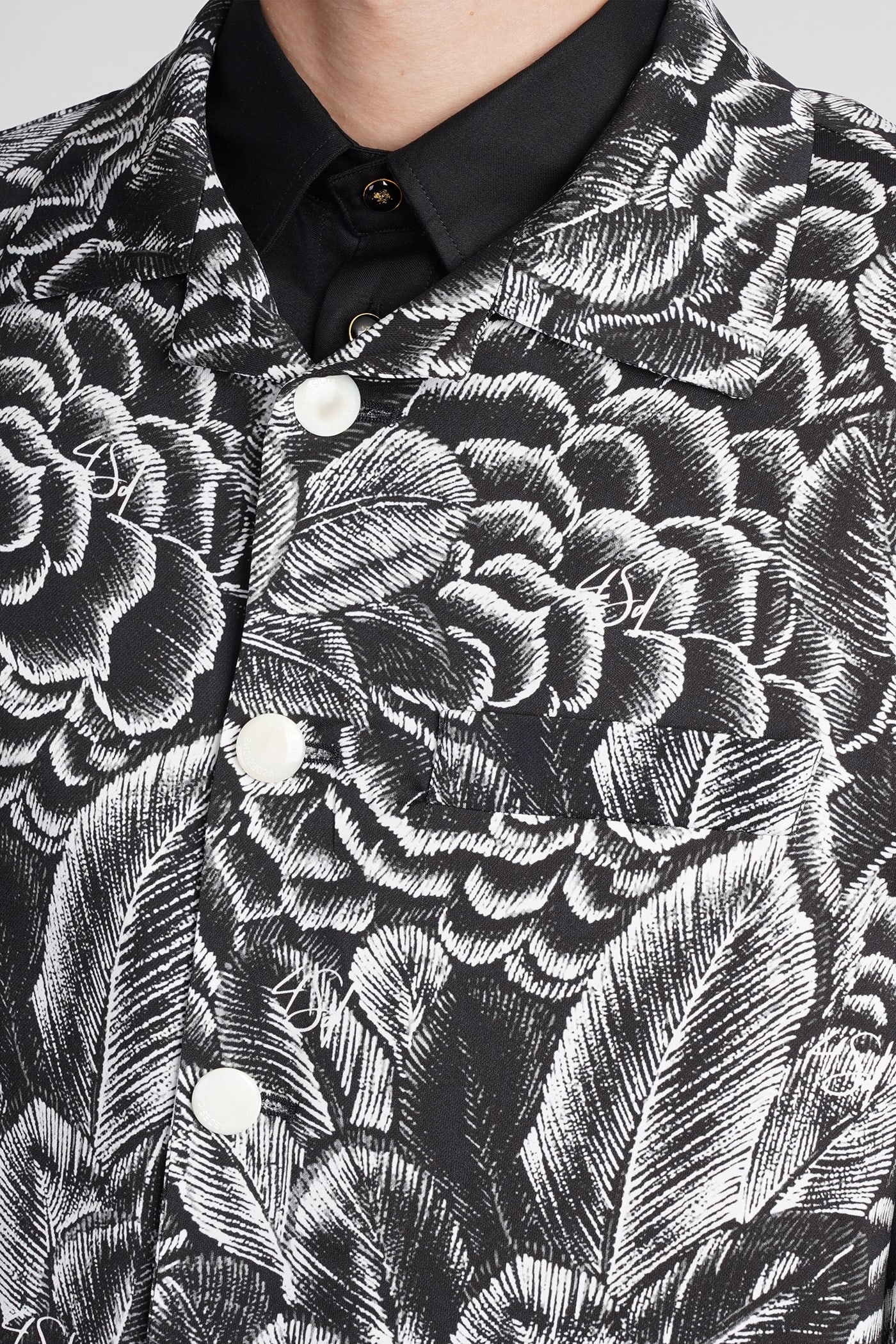 Shirt In Black Viscose