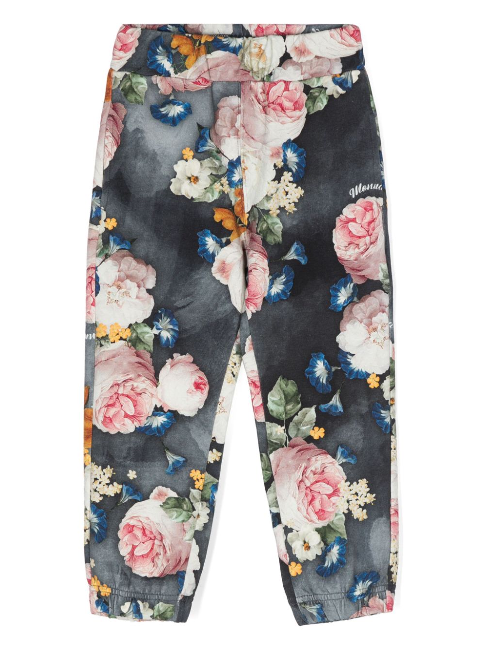 Floral-print jersey track pants - Pink