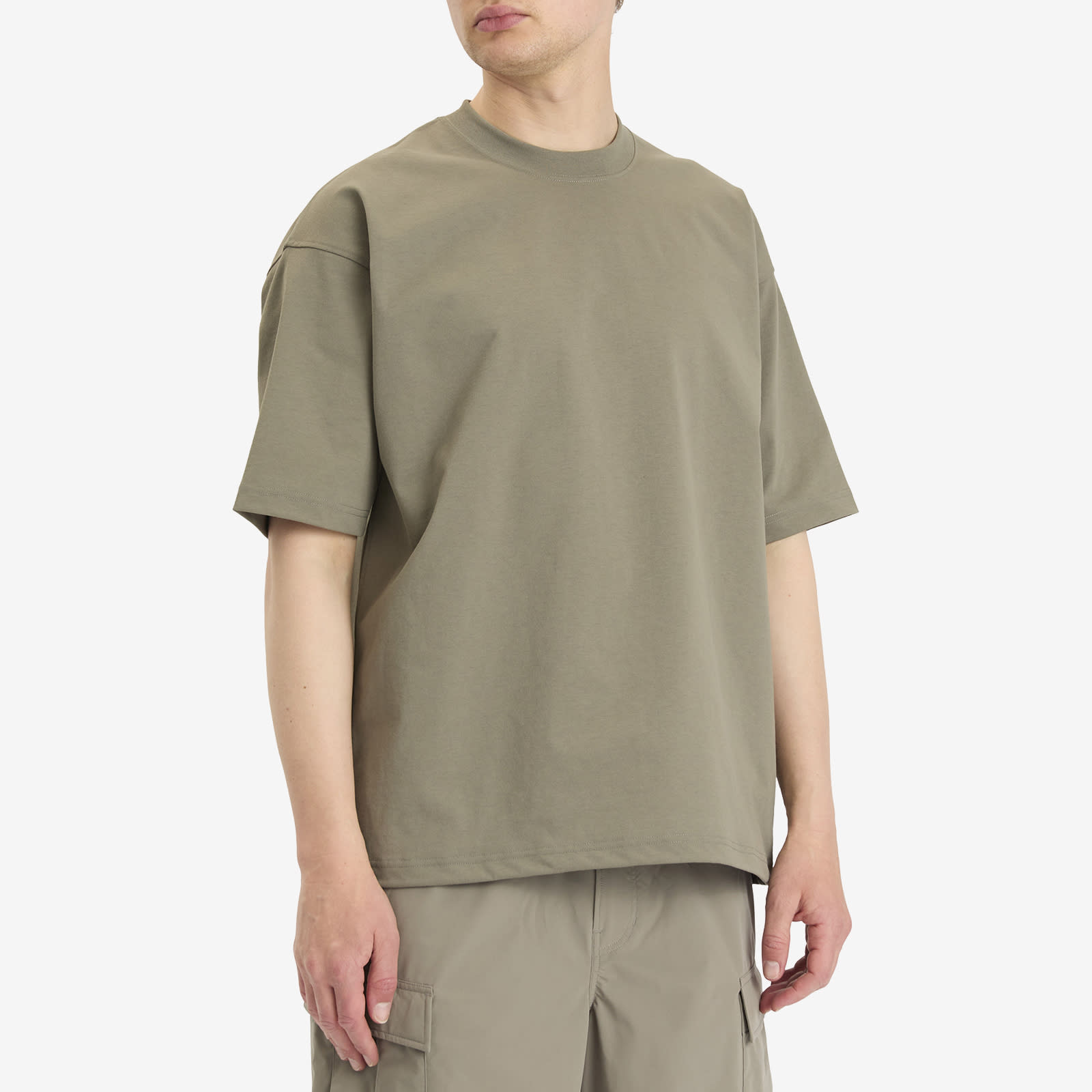 Men's Tech Drawstring T-Shirt Wolf Grey
