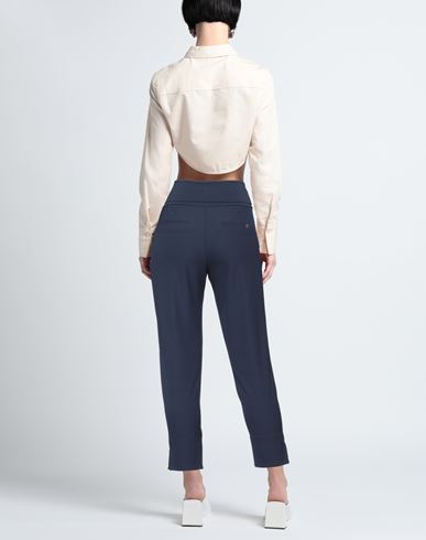 Woman Pants Navy blue