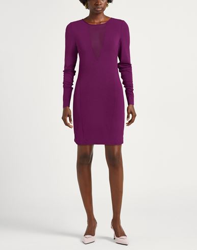 Woman Mini dress Plum Size 2 Viscose, Elastane, Polyester