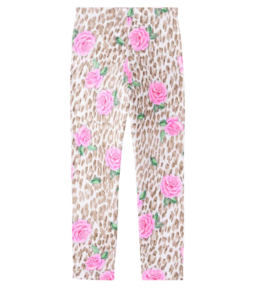 Printed jersey leggings
