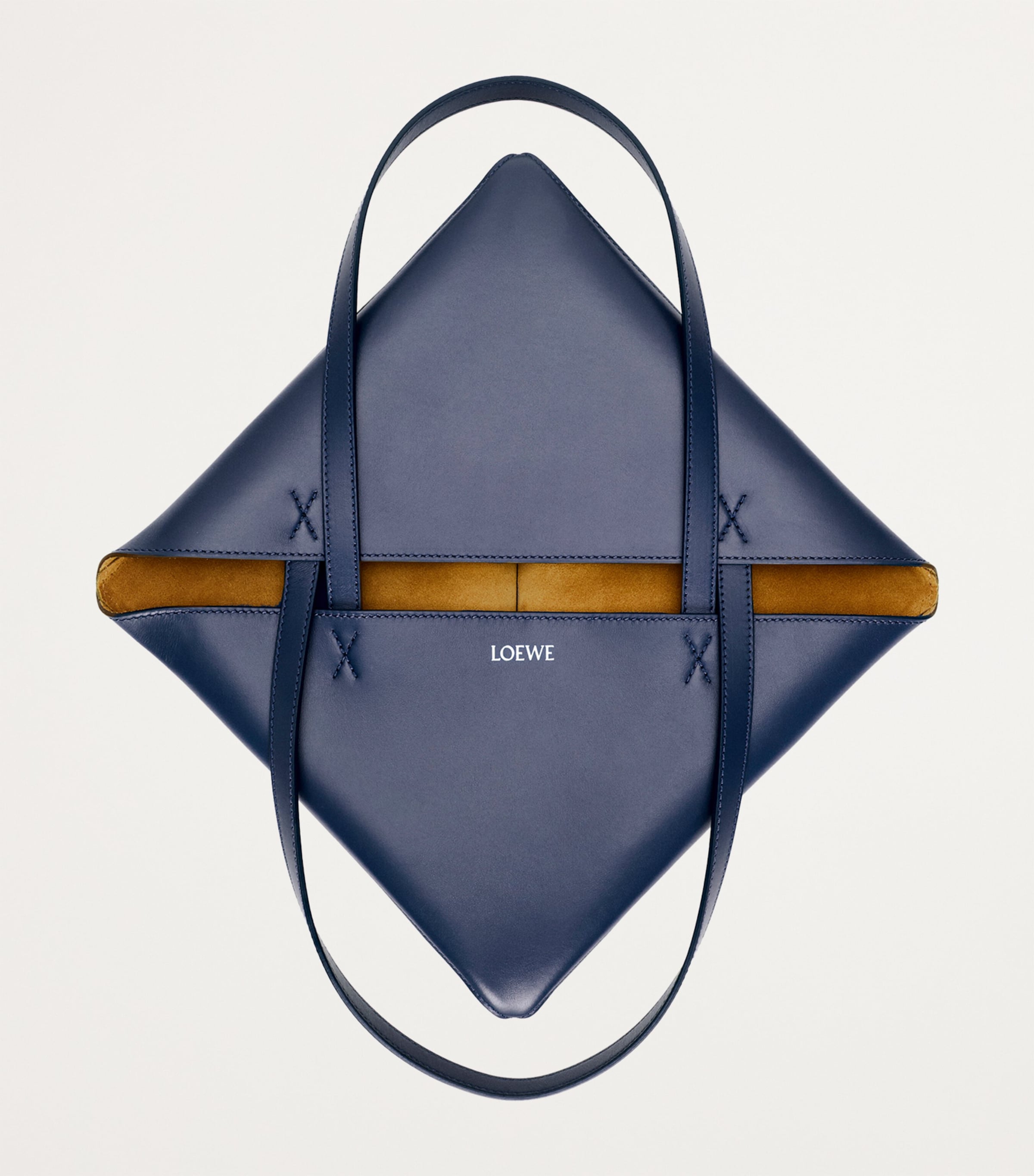 Medium Leather Puzzle Fold Tote Bag