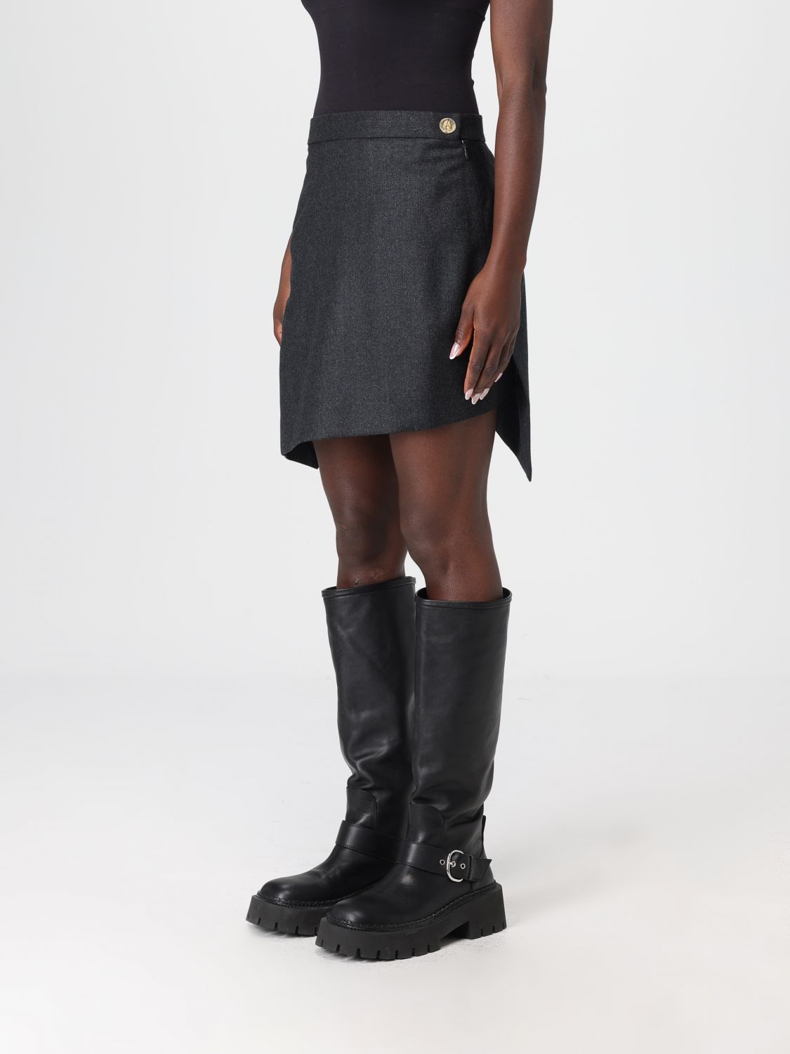 Skirt Woman color Black