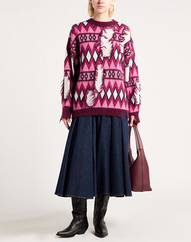 Woman Sweater Mauve Size 2 Wool, Mohair wool, Polyamide, Acetate