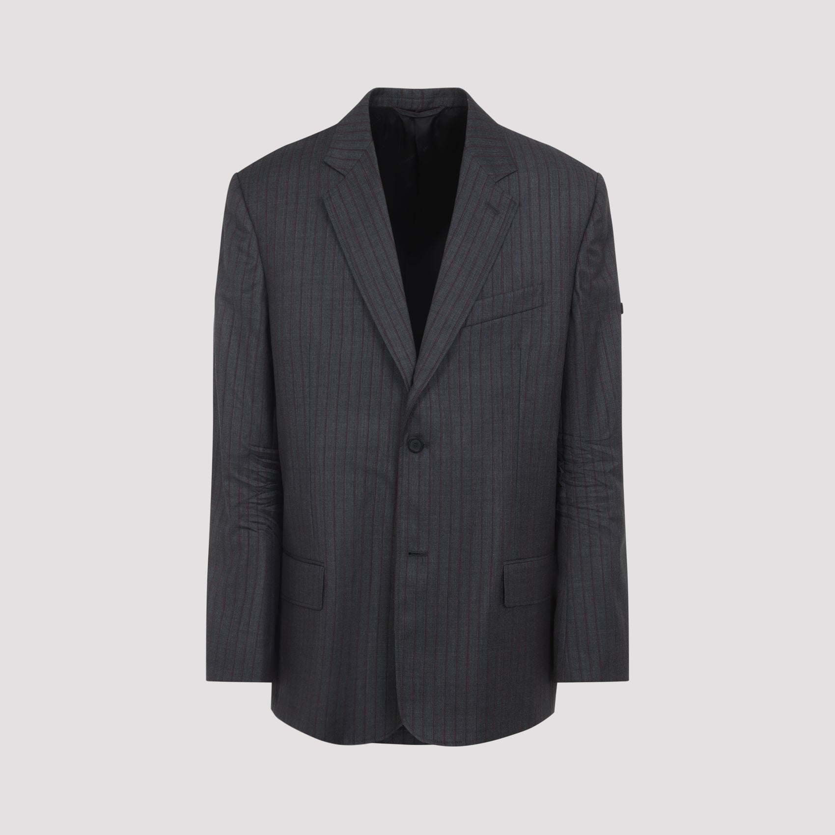 Single-breasted Pinstripe Blazer