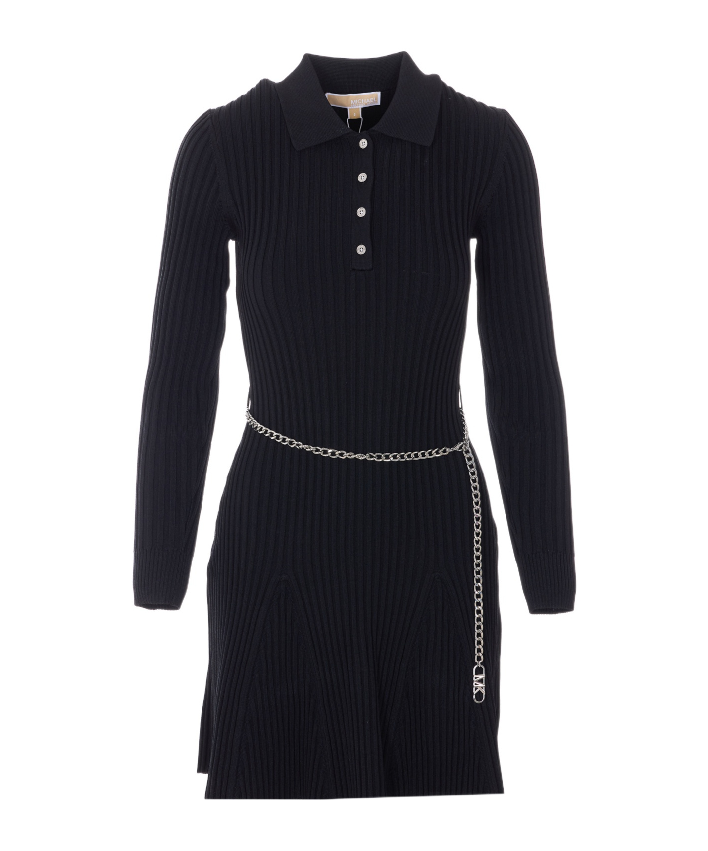 Long-Sleeved Knitted Dress