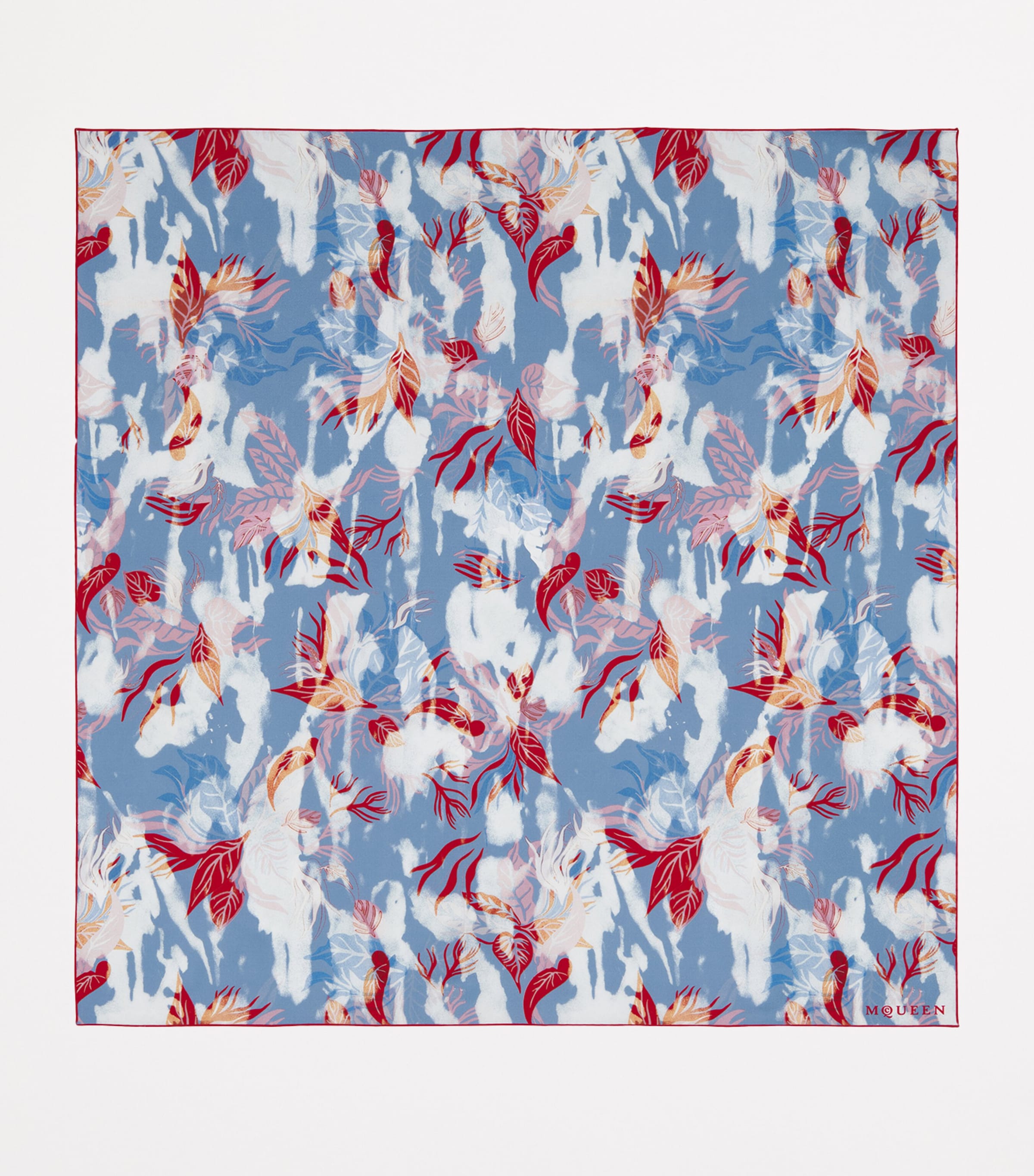 Silk Botanical Square Scarf