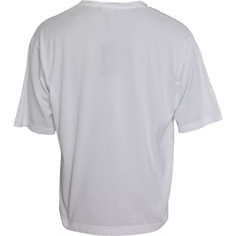Cotton Round Neck T-Shirt — White