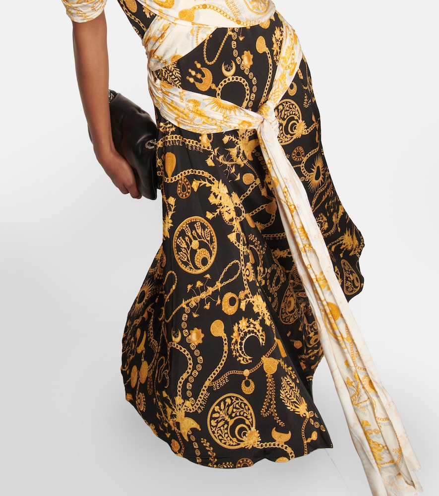 Printed midi dress