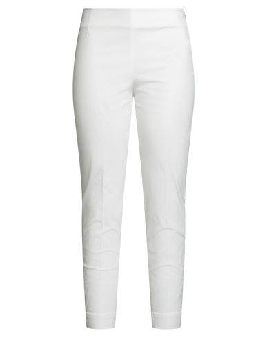 Malìparmi Woman Pants White Size 6 Cotton, Elastane