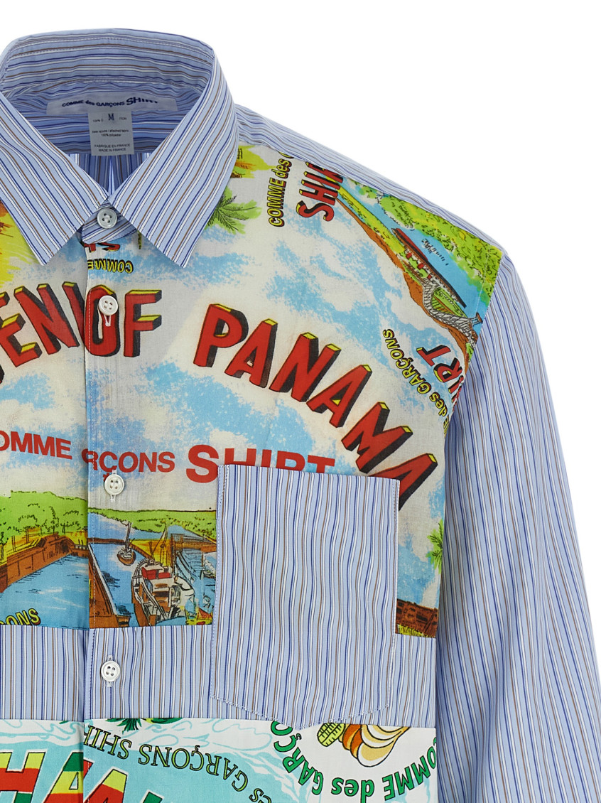 Patterned Inserts Shirt
