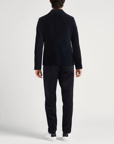 Man Blazer Midnight blue Size 40 Cotton, Polyester