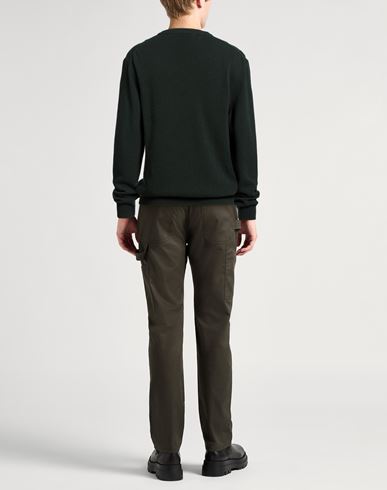 Man Sweater Dark green Size M Wool, Cashmere