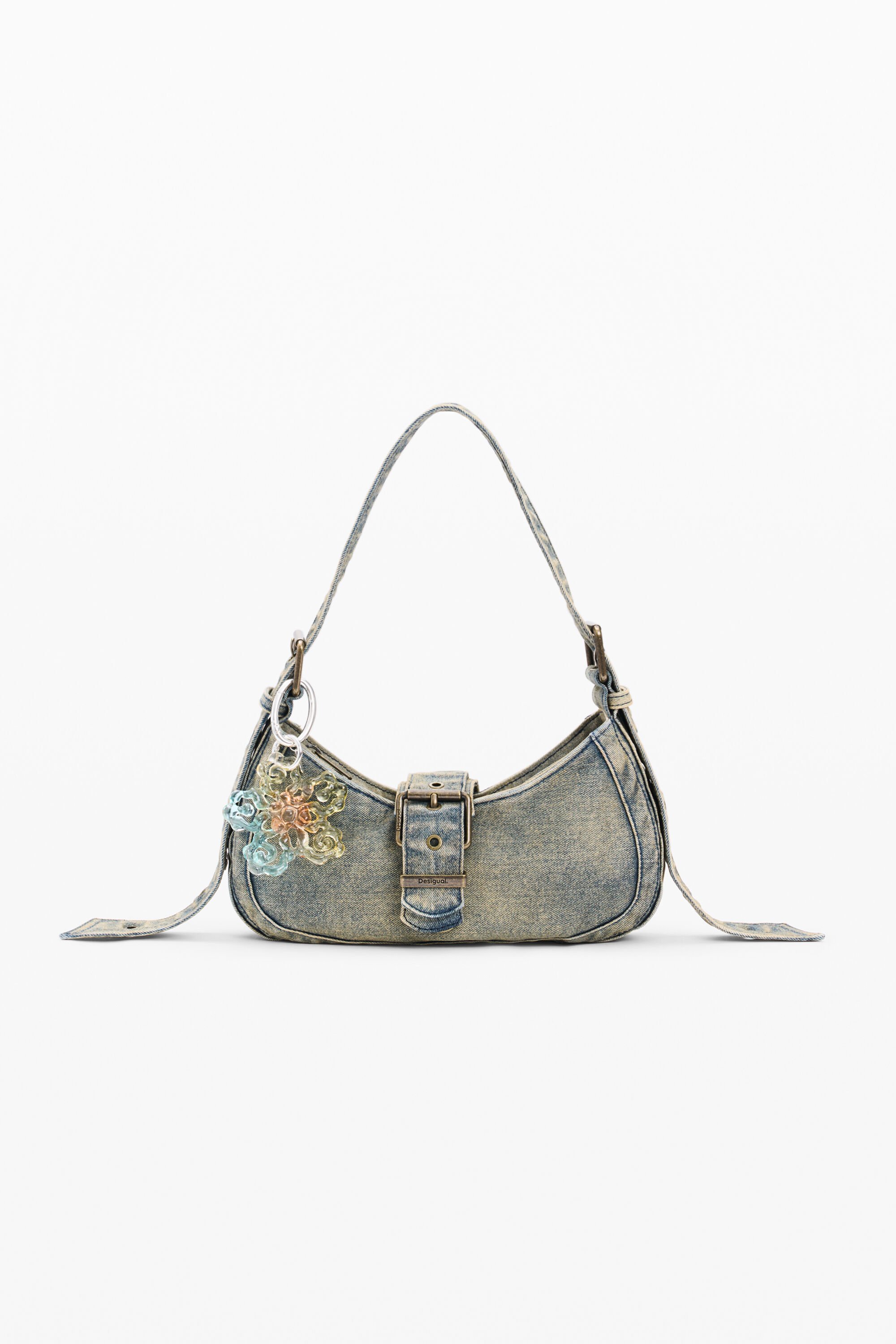 Dyed denim bag