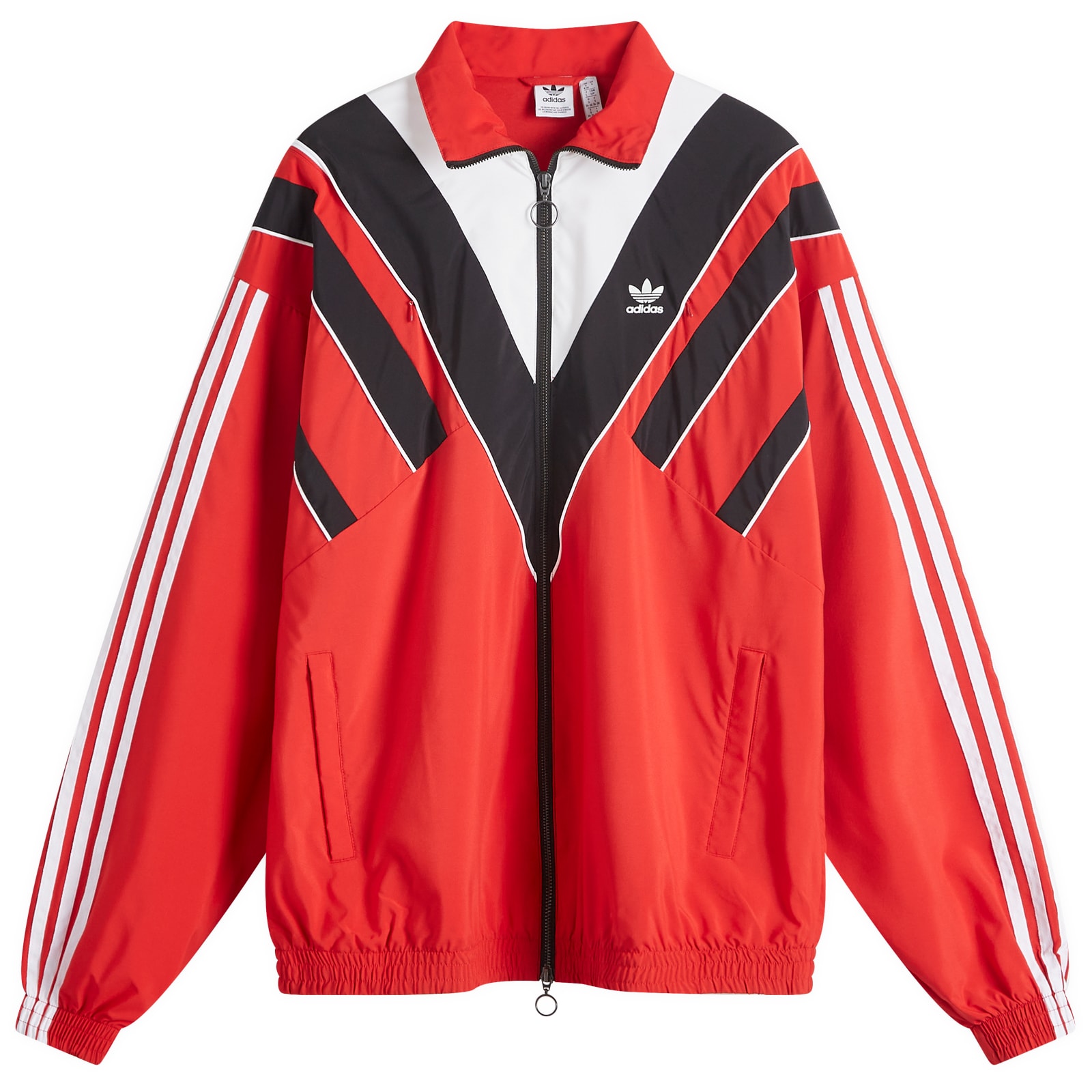 Women's Rasant Oversized Zip Off Track Top in Collegiate Red
