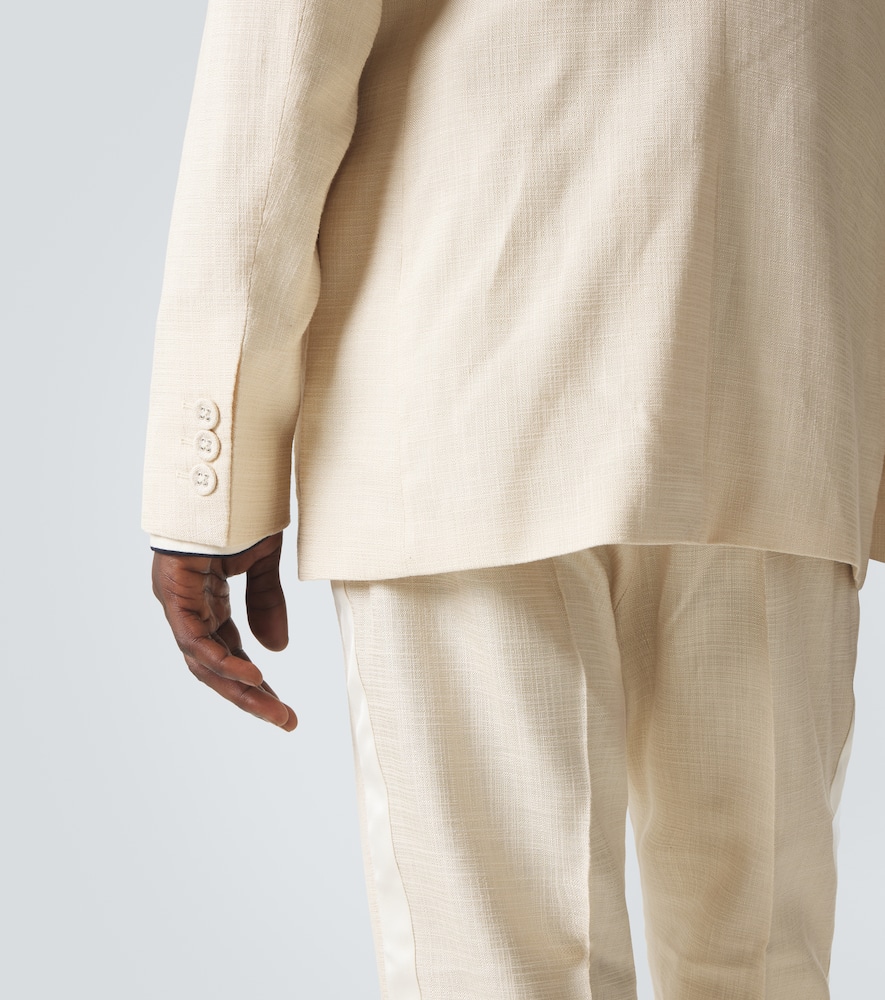 Alto satin-trimmed blazer