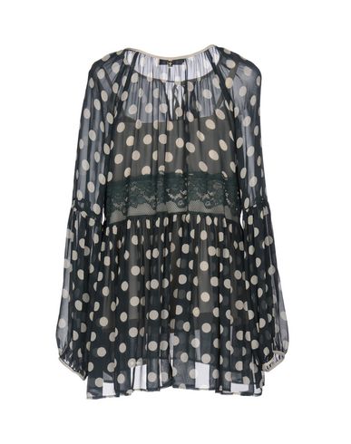 Woman Top Dark green Size M Viscose, Cotton, Polyamide