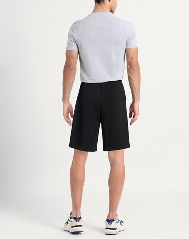 Man Shorts & Bermuda Shorts Black Size L Cotton, Polyester