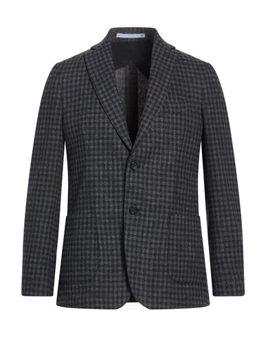 Man Blazer Grey Size 36 Polyester, Viscose, Wool