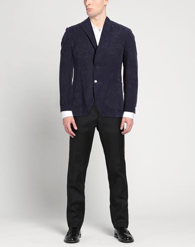Man Blazer Midnight blue Size 40 Polyester, Polyamide