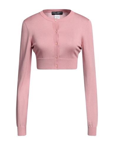 Dolce & gabbana Woman Cardigan Pink Size 6 Silk