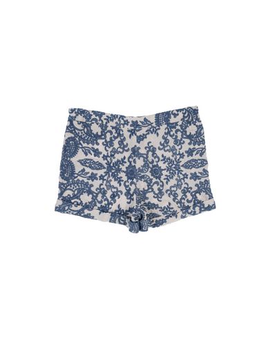 Kid Girl Shorts & Bermuda Shorts Slate blue Size 10 Viscose, Polyester
