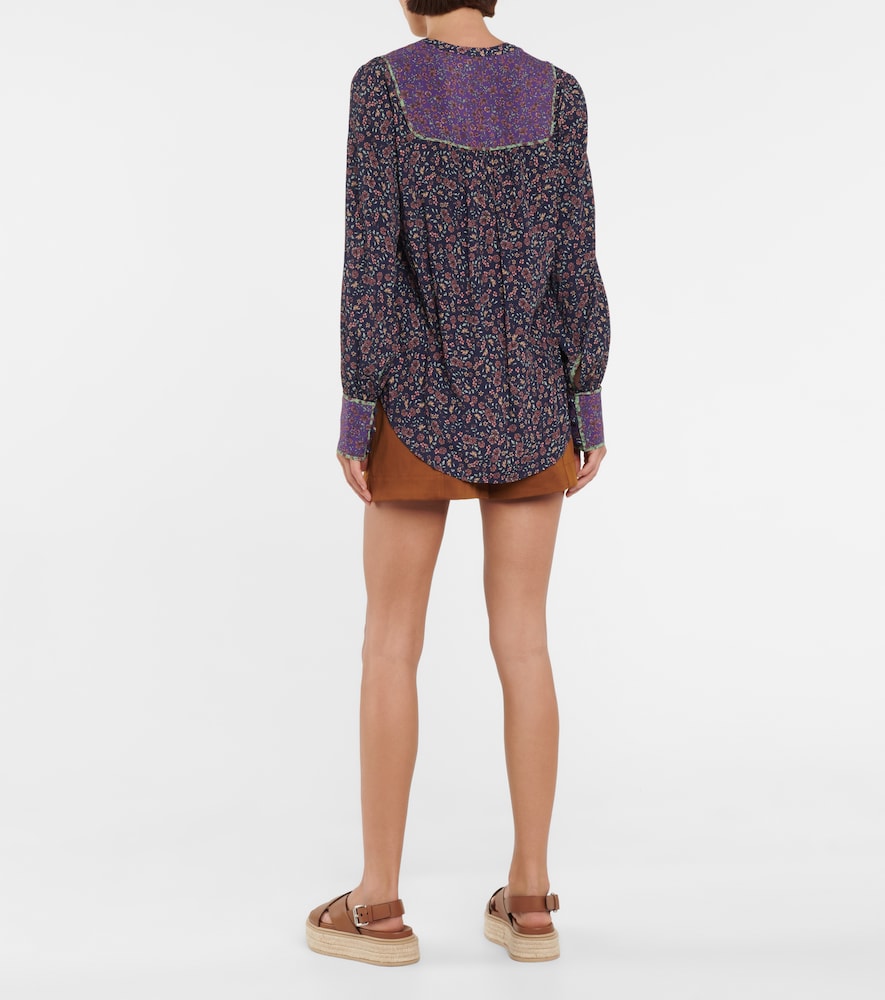 Veronica Beard Betta floral blouse