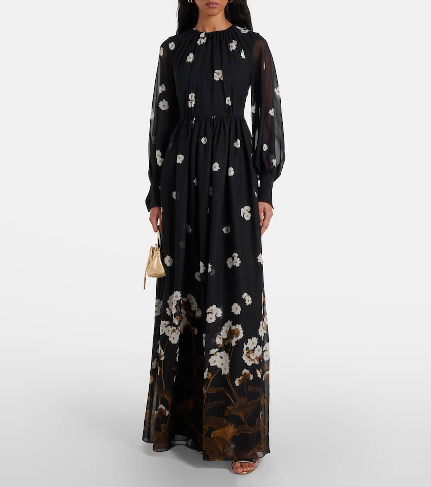 Silk gown