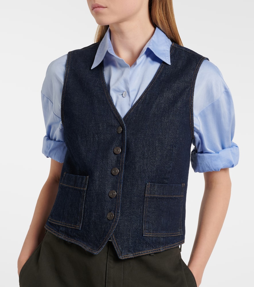 Denim vest