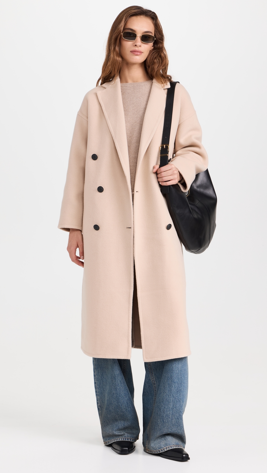 Thea Italian Splittable Coat Oatmeal