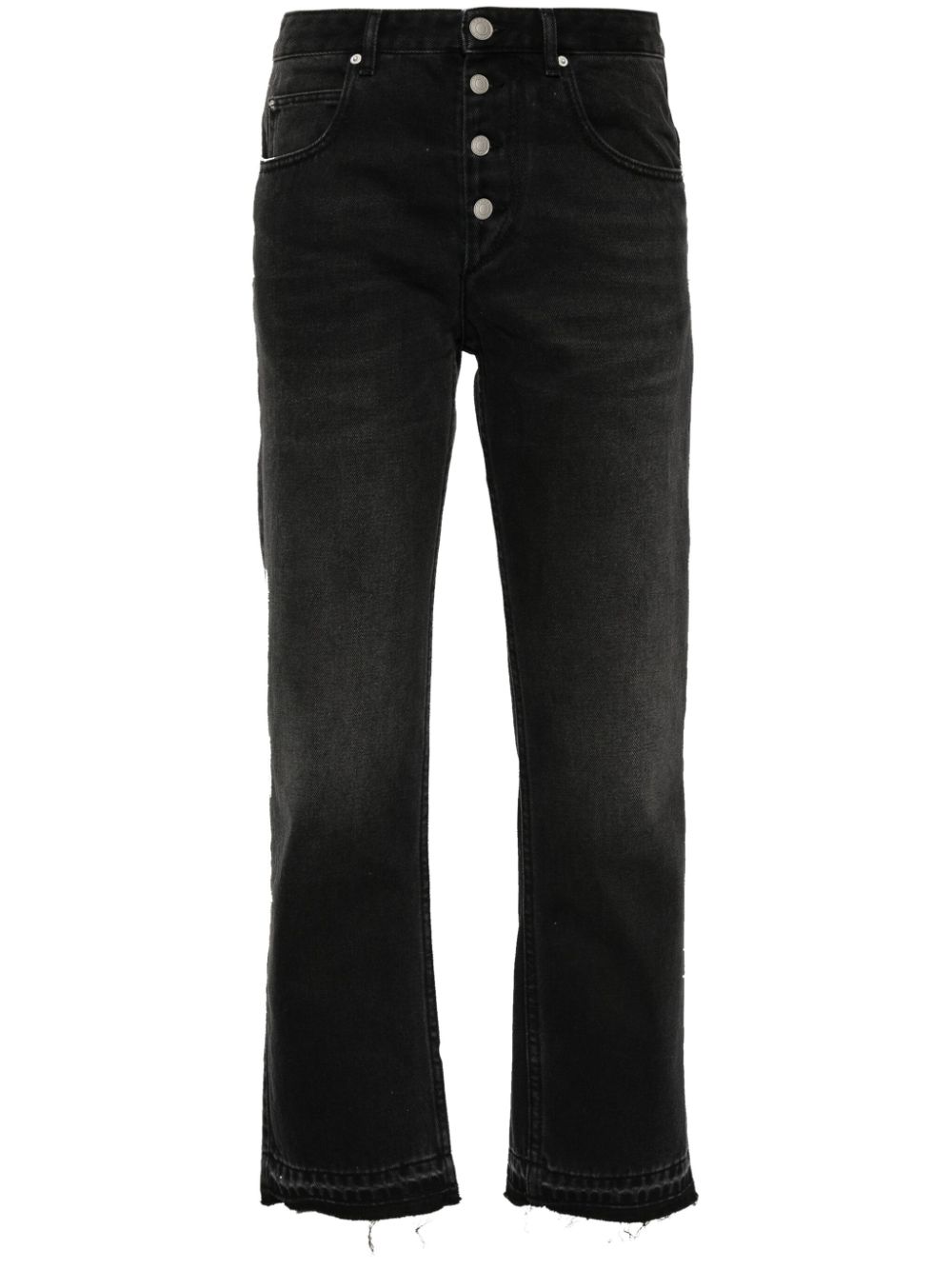 Jemina raw-edge jeans - Black