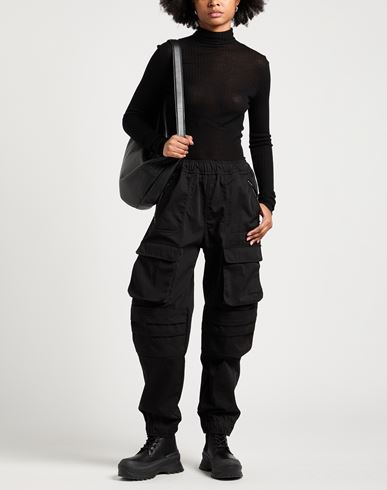 Woman Turtleneck Black Size 2 Wool