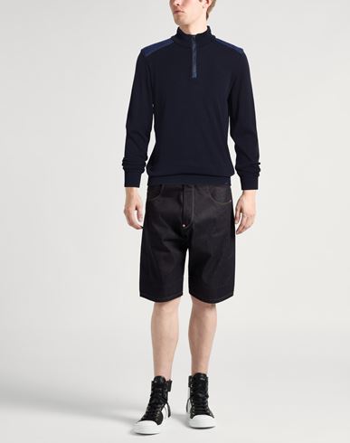 Man Sweater Midnight blue Size M Cotton