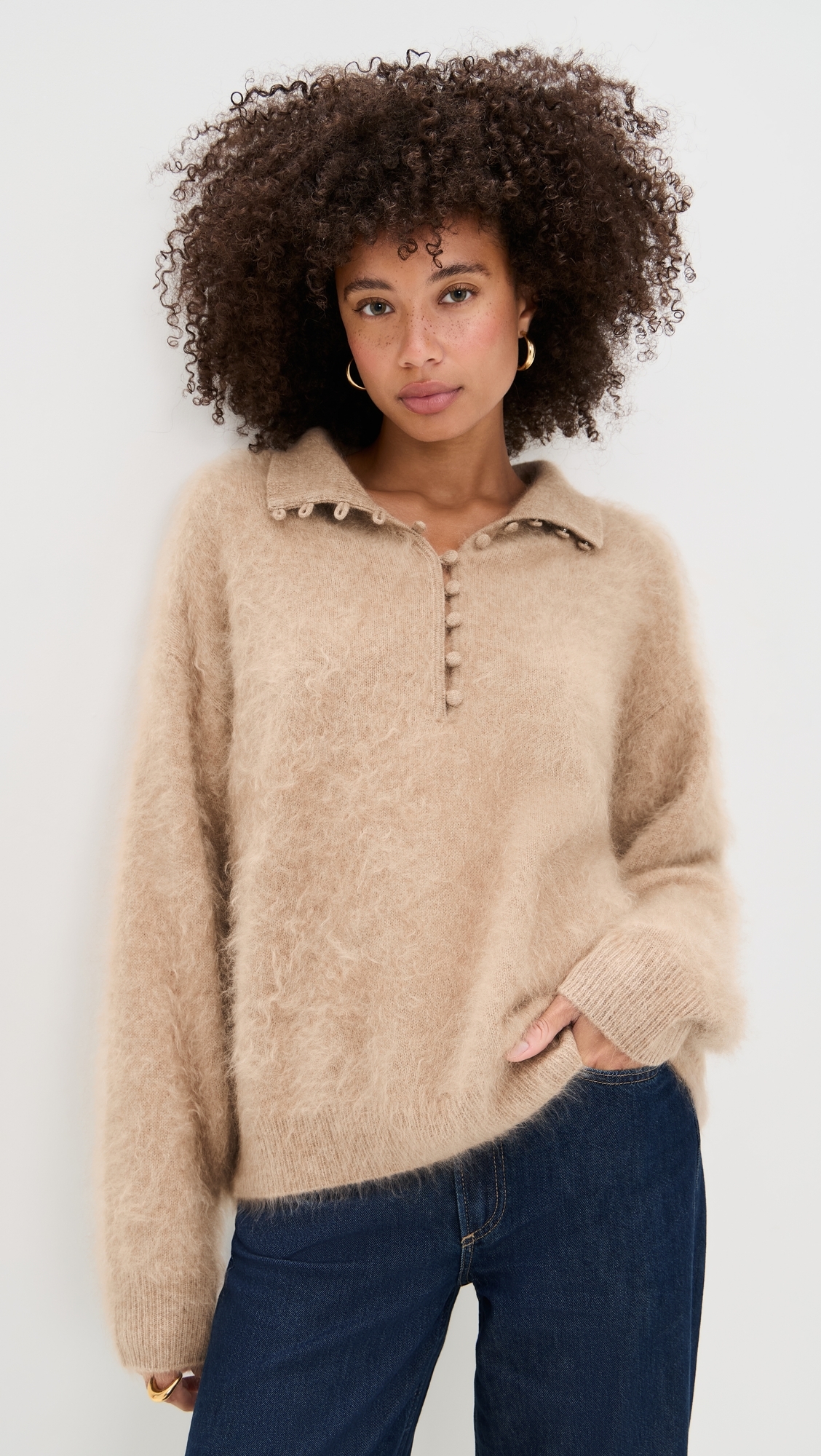 Jada Brushed Cashmere Sweater