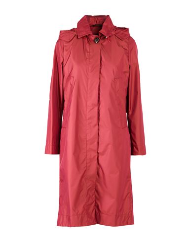 Woman Overcoat & Trench Coat Brick Size 4 Polyester