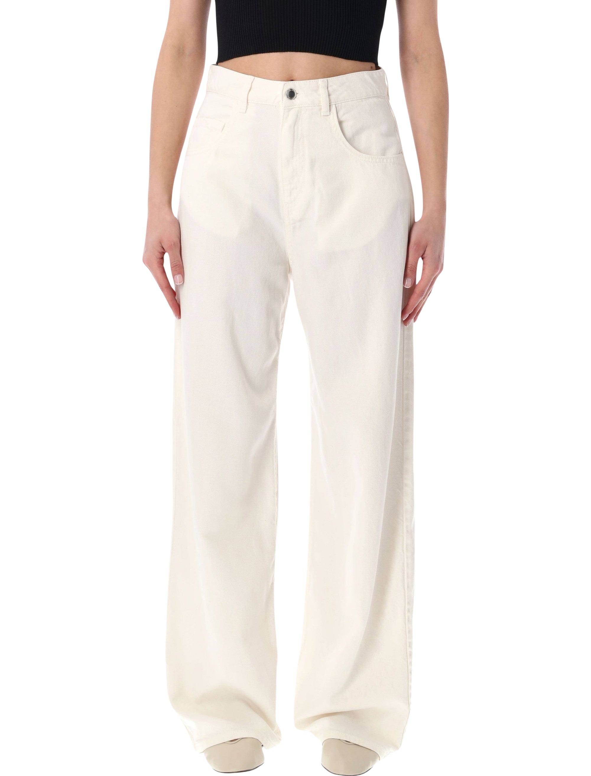 Casual Comfort Mid-Rise Wide-Leg Jeans