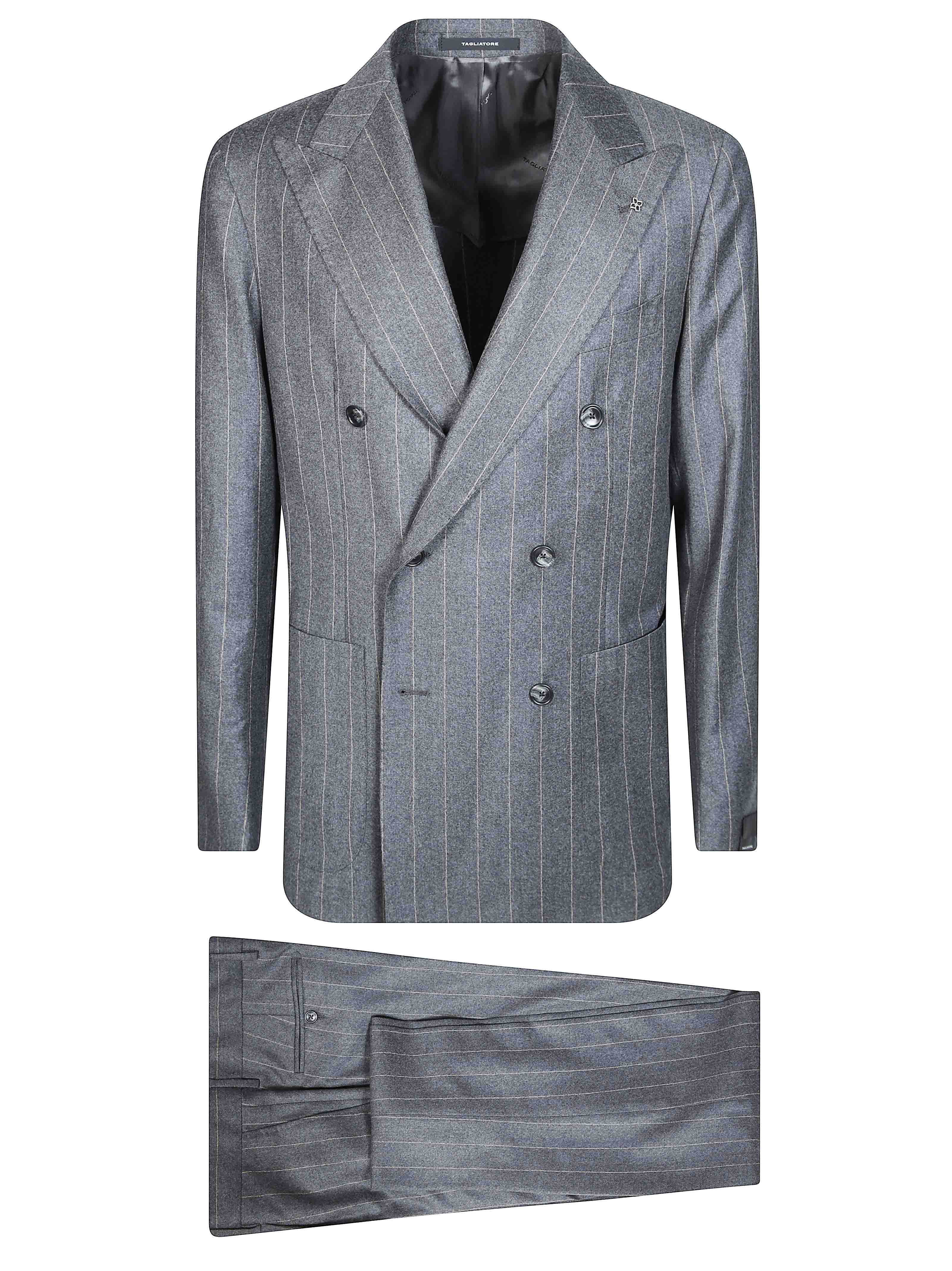 -Inspired Men's Wool Gown with Wide Lapels