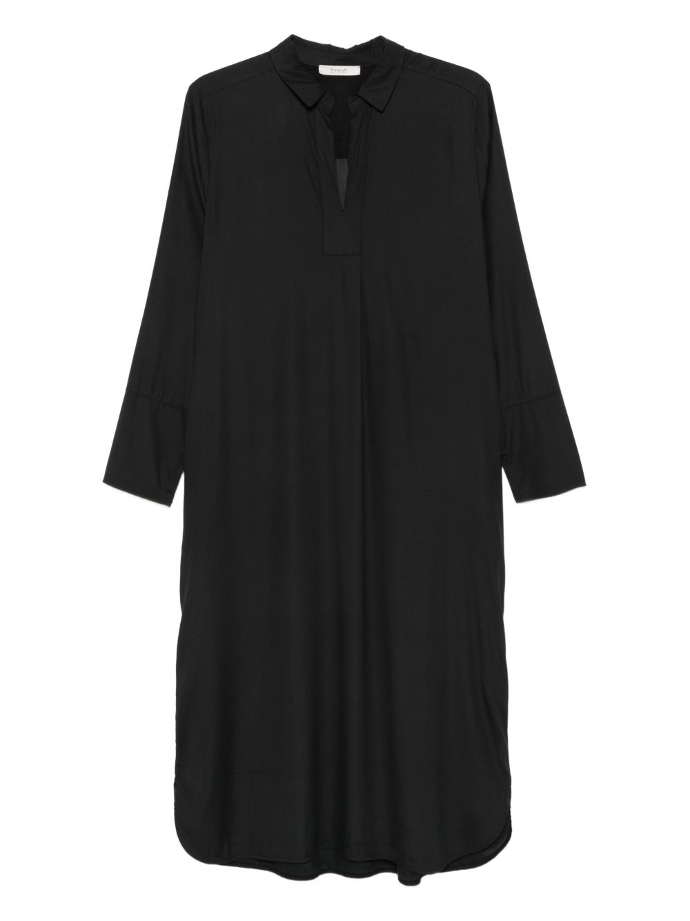 V-neck dress - Black