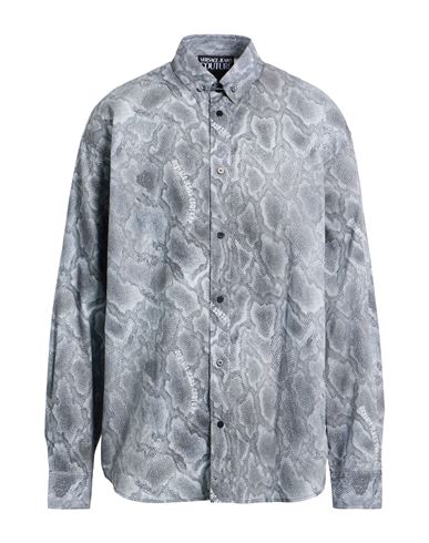 Man Shirt Grey Size 34 Cotton