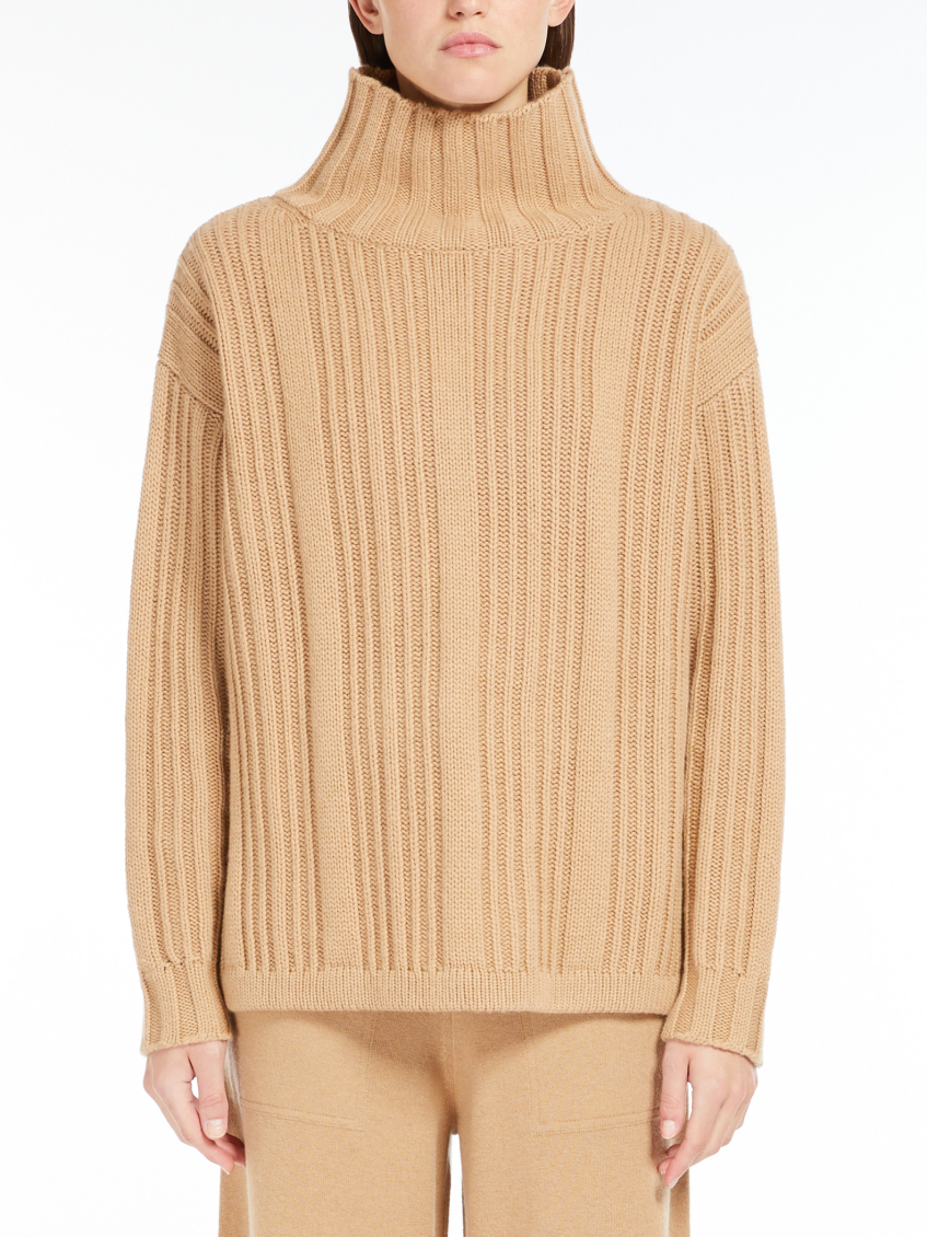 Light Brown Vitalba Turtleneck Jumper