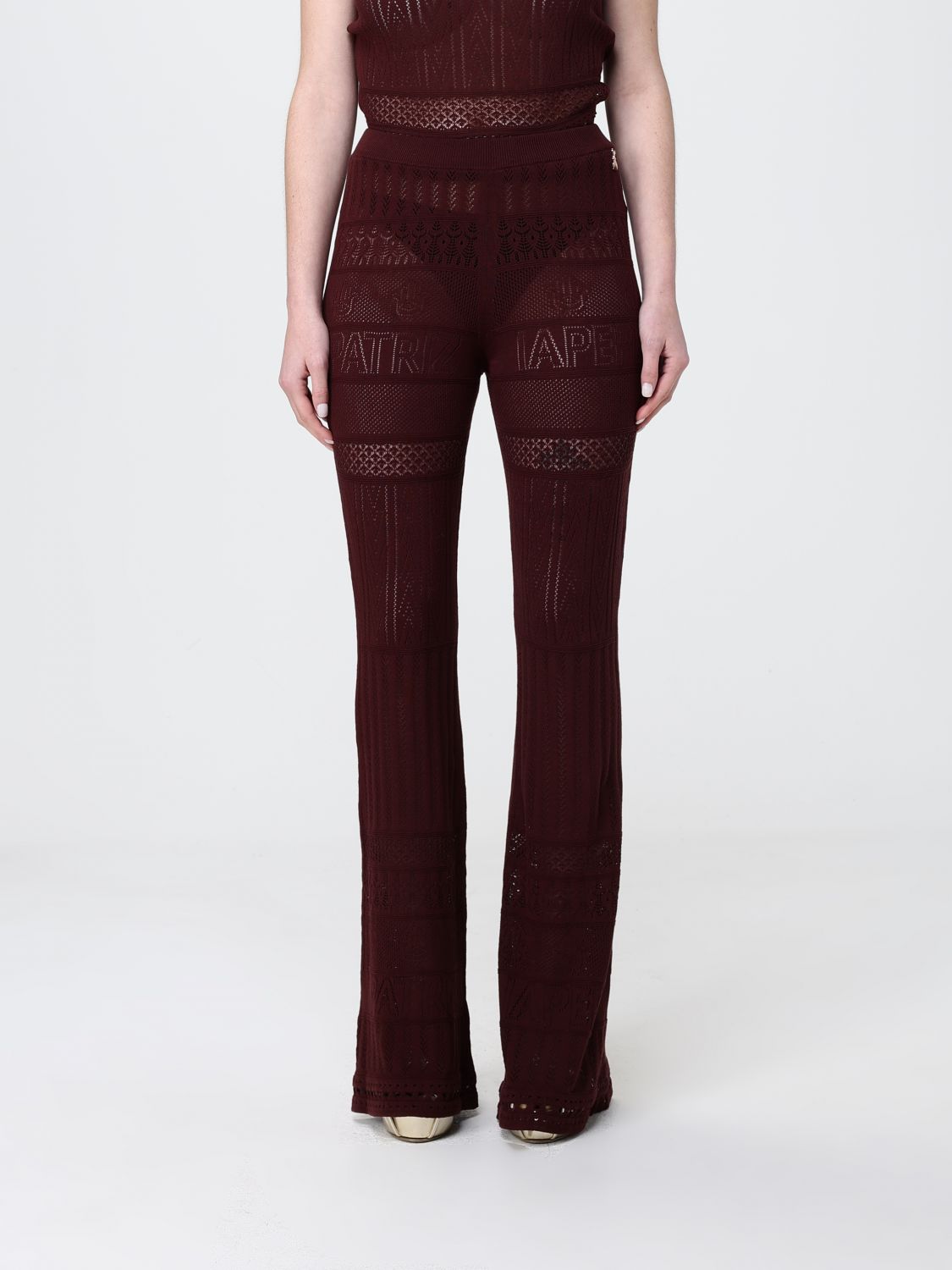 Pants Woman color Brown