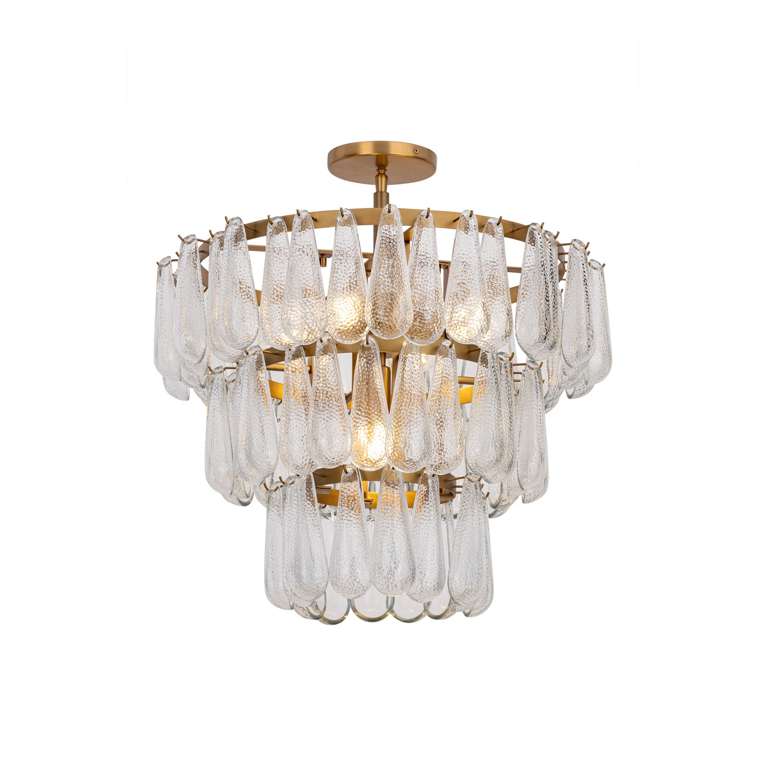 Legacy Brass Semi-Flush Mount from the Vionne Collection