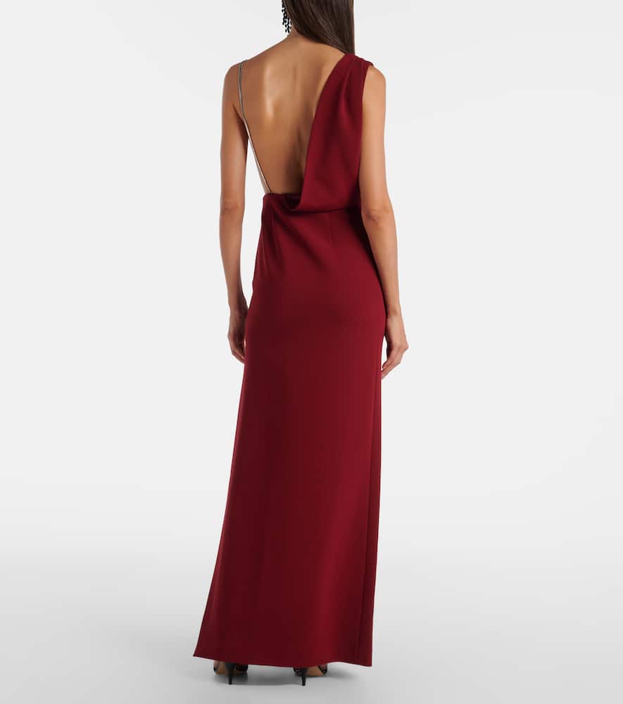 Draped maxi dress