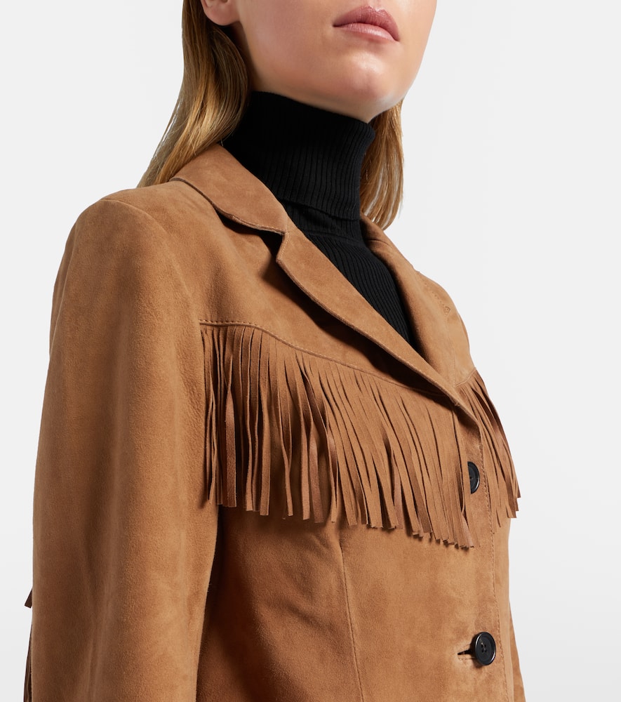 Fringed suede jacket