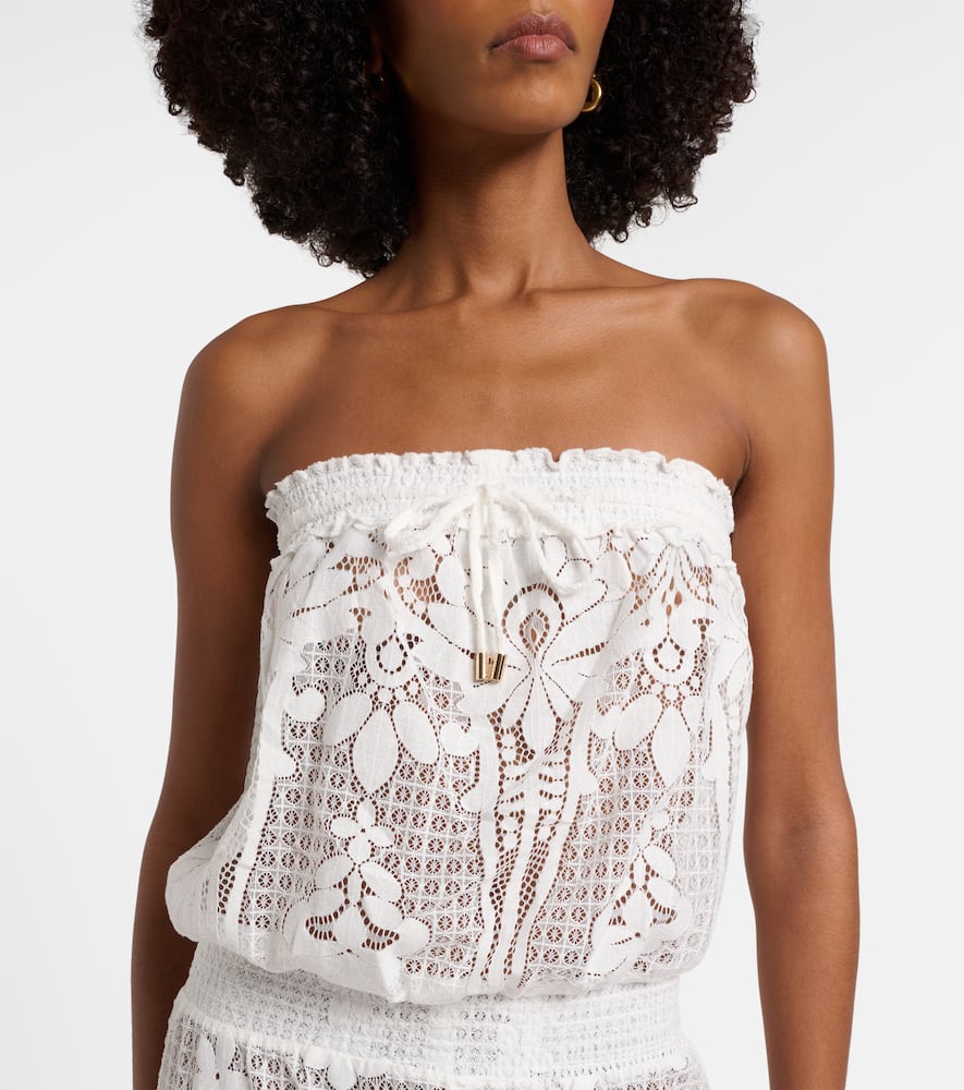 Viv cotton-blend jumpsuit