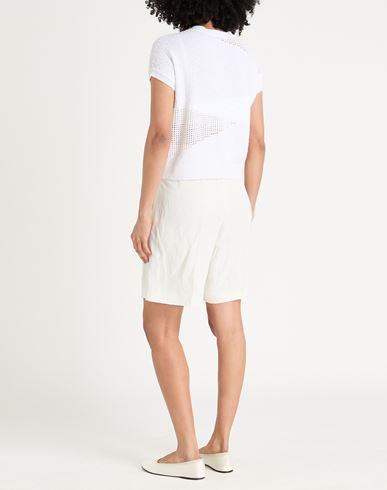 Woman Sweater White Size 12 Cotton, Polyamide