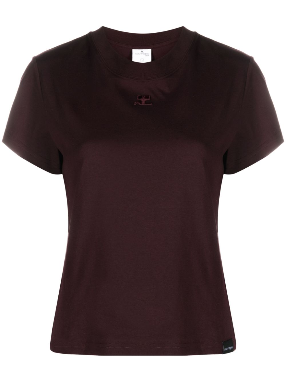 Crew-neck jersey T-shirt - Black