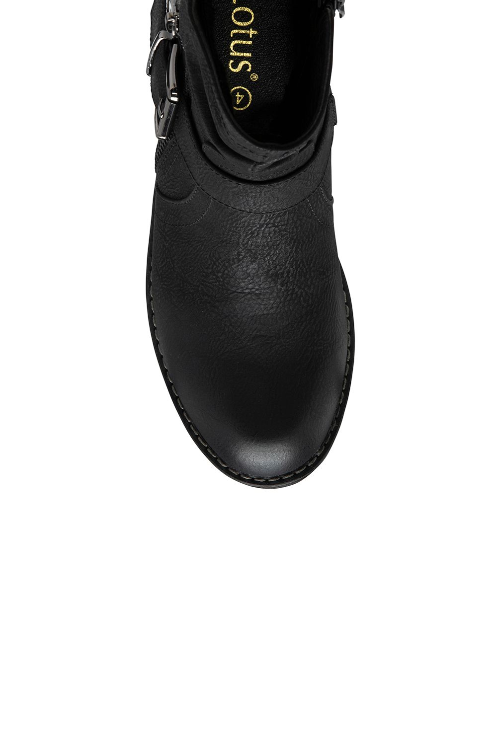 Lotus 'jemma' Zip-Up Ankle Boots In Black